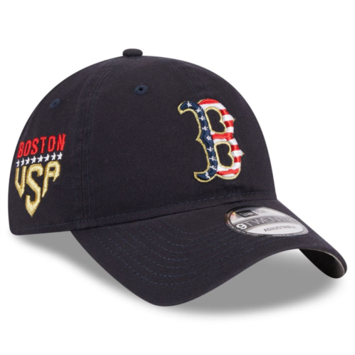 Womens New Era Navy Boston Red Sox 2023 Fourth of July 9TWENTY Adjustable Hat