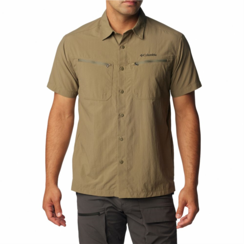 Mens Columbia Mountaindale Outdoor Short Sleeve Button-Down Shirt