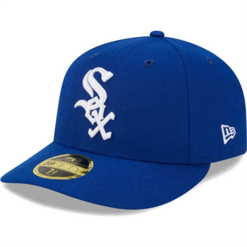 Mens New Era Royal Chicago White Sox White LogoLow Profile 59FIFTY Fitted Hat