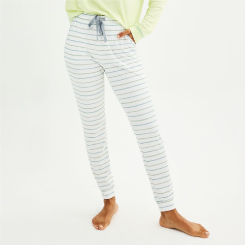 Womens Sonoma Goods For Life Waffle Knit Jogger Pajama Pants