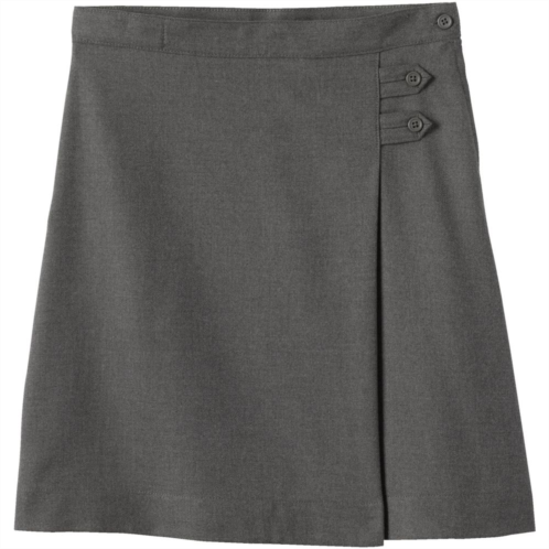 Girls 7-16 Lands End School Uniform Below the Knee Slim Solid A-Line Skirt
