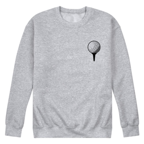 Licensed Character Mens Golf Ball Tee on Tee Fleece Sweatshirt