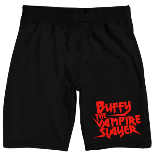 Licensed Character Mens Buffy The Vampire Slayer Title Logo Sleep Shorts