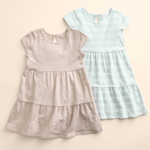 Girls 4-12 Little Co. by Lauren Conrad 2-Pack Organic Tiered Dresses