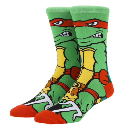 Licensed Character Mens Teenage Mutant Ninja Turtles Raphael Crew Socks