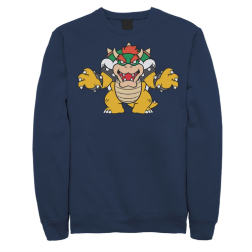 Big & Tall Nintendo Super Mario Bros Bowser King of Koopas Fleece Sweatshirt