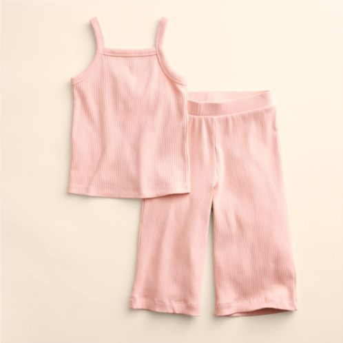 Baby & Toddler Girl Little Co. by Lauren Conrad Ribbed Tank Top & Pants Set