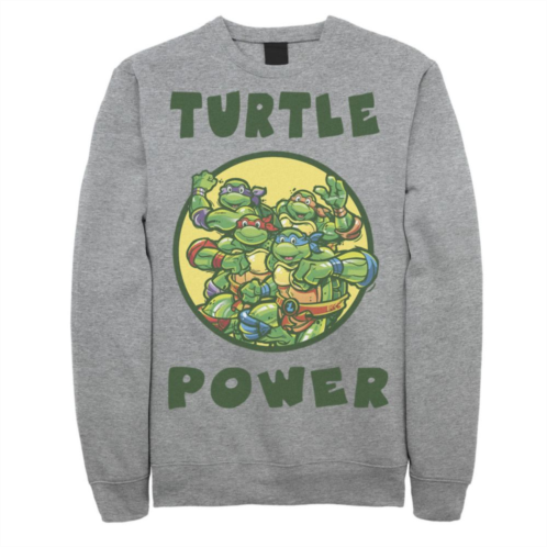 Big & Tall Nickelodeon Teenage Mutant Ninja Turtles Turtle Power Badge Fleece Sweatshirt
