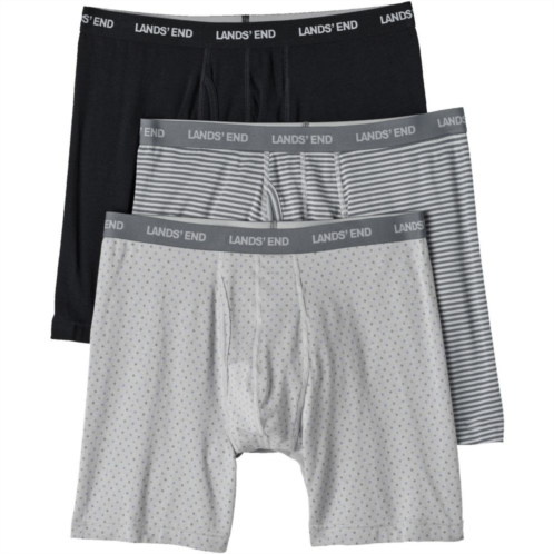 Big & Tall Lands End Comfort Knit Boxer 3-Pack