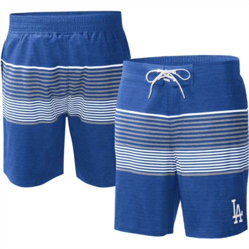 Mens G-III Sports by Carl Banks Royal Los Angeles Dodgers Coastline Volley Swim Shorts