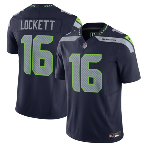 Mens Nike Tyler Lockett Navy Seattle Seahawks Vapor F.U.S.E. Limited Jersey