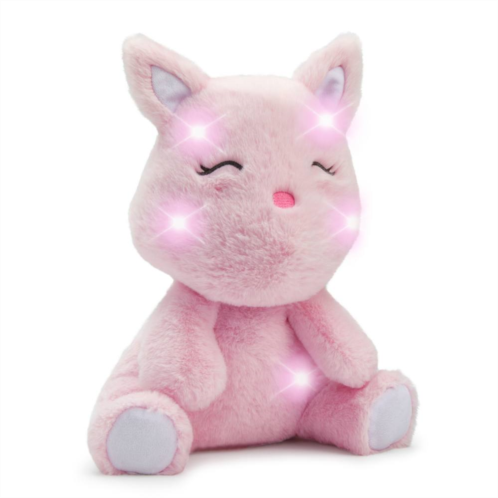 Merchsource Cozy Friends 12 Glow Brights Cat Plush with LED Lights & Sound Effects