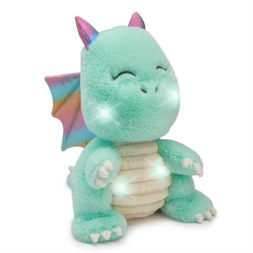 Merchsource Cozy Friends 12 Glow Brights Dragon Plush with LED Lights and Sound Effects