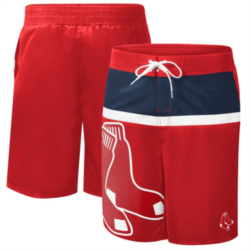 Mens G-III Sports by Carl Banks Red Boston Red Sox Sea Wind Swim Shorts
