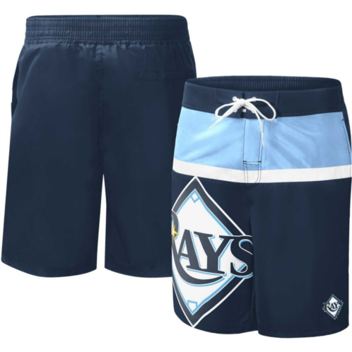 Mens G-III Sports by Carl Banks Navy Tampa Bay Rays Sea Wind Swim Shorts