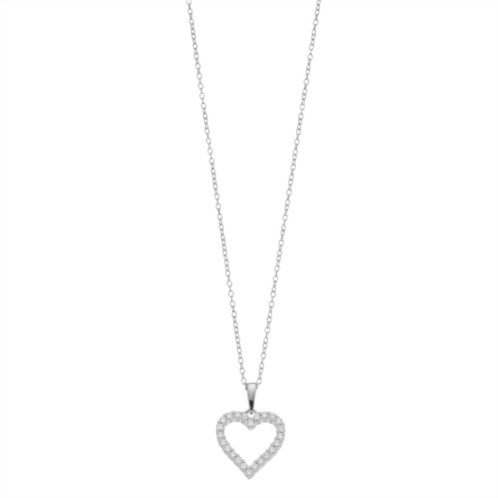Diamond Brilliance 1/4 Carat T.W. Lab-Created Diamond Heart Pendant Necklace