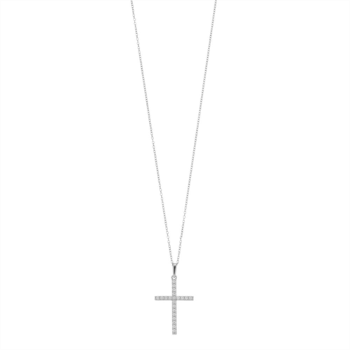 Diamond Brilliance 1/4 Carat T.W. Lab-Created Diamond Cross Pendant Necklace