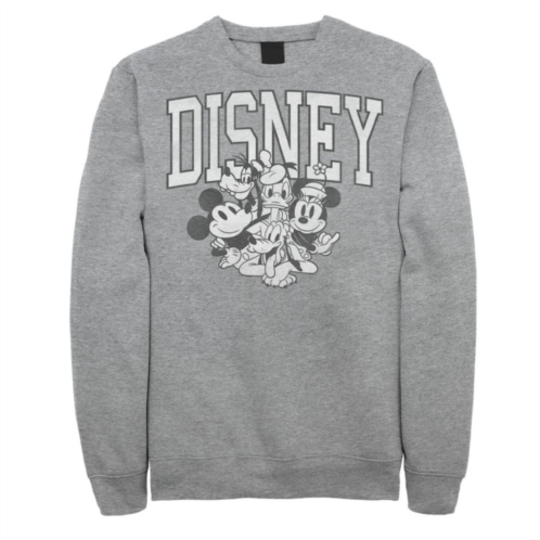 Licensed Character Mens Disney Mickey Mouse Group Graphic Fleece