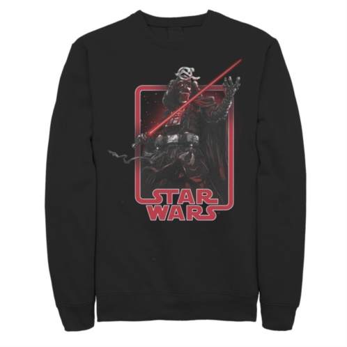 Licensed Character Mens Star Wars Visions Vaders Reach Logo Graphic Fleece