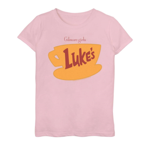 Licensed Character Girls 7-16 Gilmore Girls Lukes Logo Graphic Tee