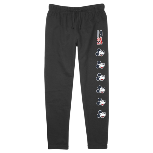 Disneys Mickey Mouse Juniors 1928 Mickey Faces Graphic Jogger Pants