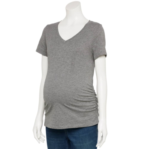 Maternity Sonoma Goods For Life Short Sleeve V-Neck