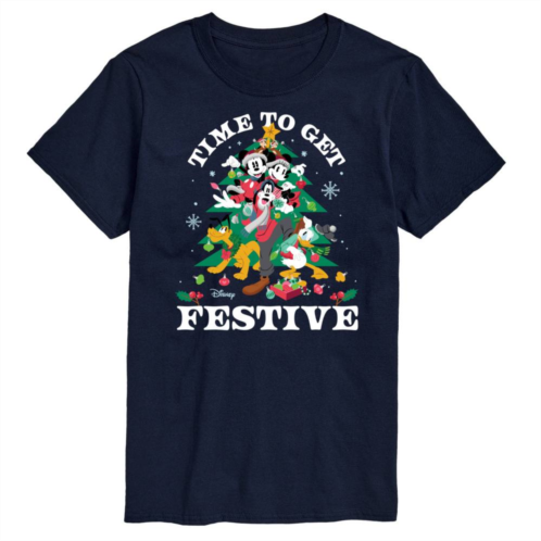 Disneys Big & Tall Time To Get Festive Graphic Tee