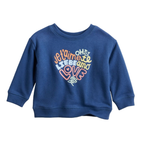 Baby Jumping Beans Love French Terry Sweatshirt