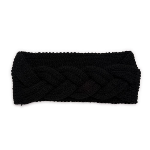 Womens MUK LUKS Braided Knit Headband