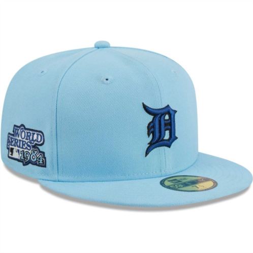 Mens New Era Light Blue Detroit Tigers 59FIFTY Fitted Hat