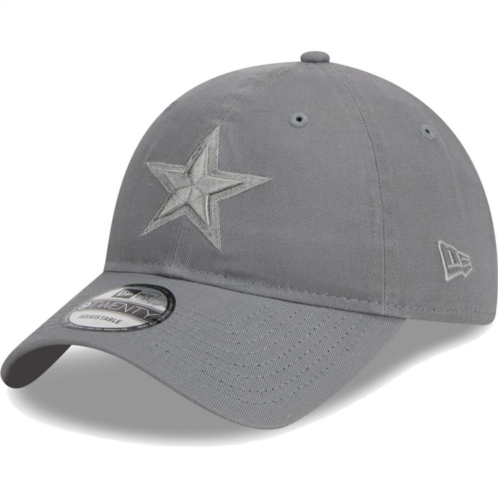 Mens New Era Gray Dallas Cowboys Color Pack 9TWENTY Adjustable Hat