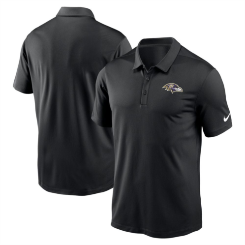Mens Nike Black Baltimore Ravens Franchise Team Logo Performance Polo