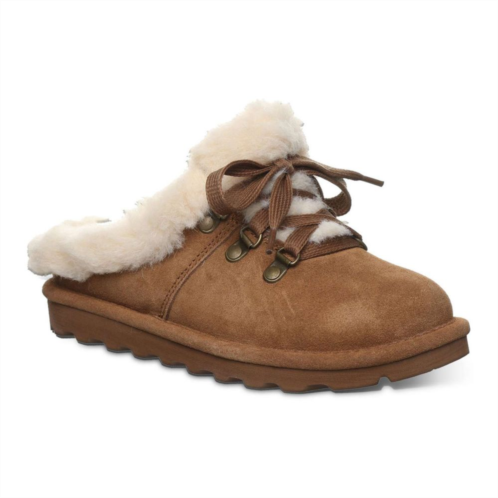 Bearpaw Cedar Womens Suede Slip-On Shoes