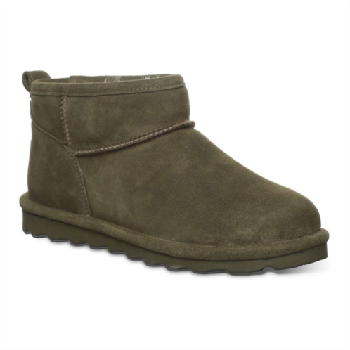 Bearpaw Shorty Womens Suede Winter Boots