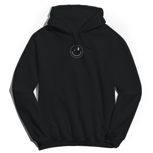 Licensed Character Mens Centre Smiley Graphic Hoodie