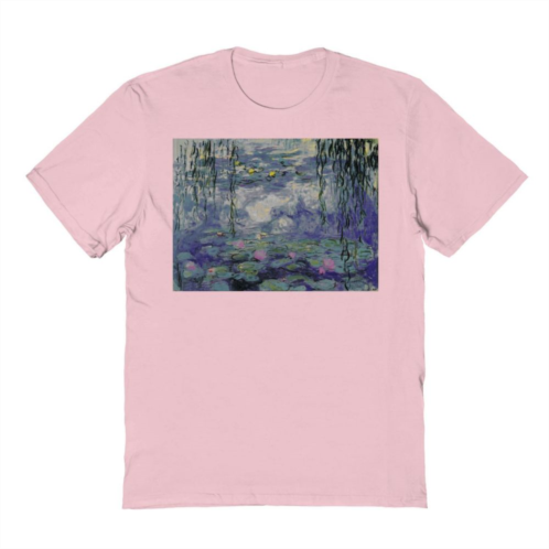 Licensed Character Mens Fine Art - Water Lillies Graphic Tee
