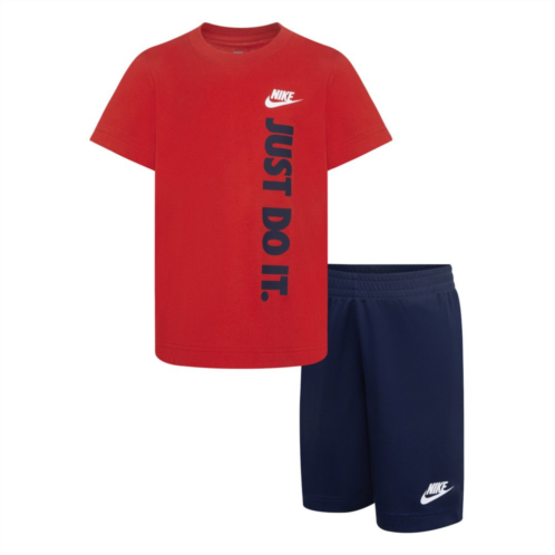 Boys 4-7 Nike Just Do It. Graphic Tee & Shorts Set