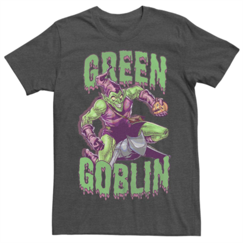 Licensed Character Big & Tall Marvel Spider-Man & Green Goblin Ready To Attack Halloween Graphic Tee