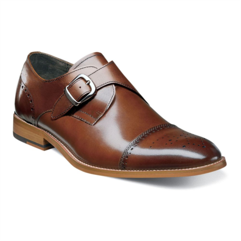Stacy Adams Duncan Mens Leather Monk Strap Loafers