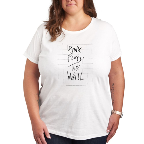 Licensed Character Missy Plus Size Pink Floyd The Wall Graphic Tee