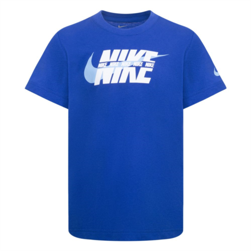 Boys 4-7 Nike Logo Split Block T-shirt