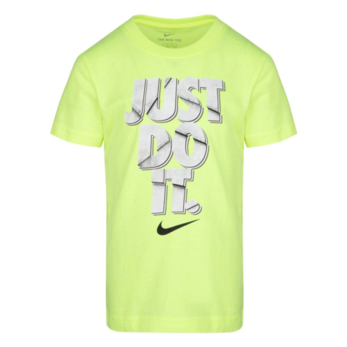 Boys 4-7 Nike Just Do It. Sliced T-shirt