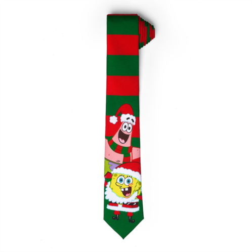 Mens OppoSuits SpongeBob SquarePants Christmas Necktie