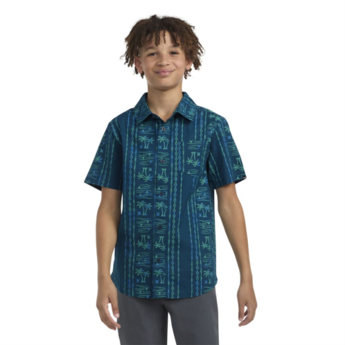 Boys 8-20 Hurley Palm Tree Tropical Pattern Polo Shirt