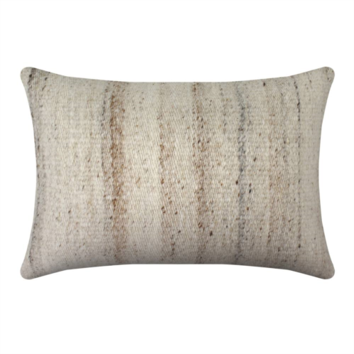 Sonoma Goods For Life Gray Woven Striped 14 x 20 Throw Pillow