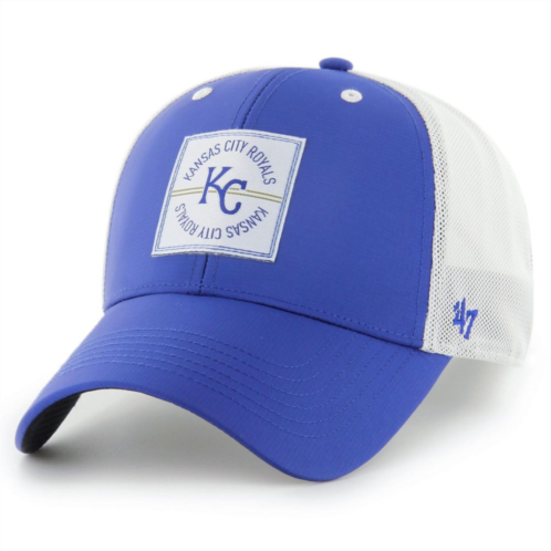 Unbranded Mens 47 Royal Kansas City Royals Disburse MVP Trucker Adjustable Hat