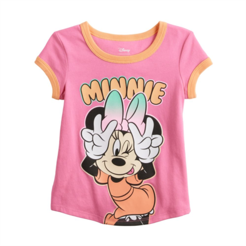 Disney/Jumping Beans Disneys Minnie Mouse Girls 4-12 Ringer Tee by Jumping Beans