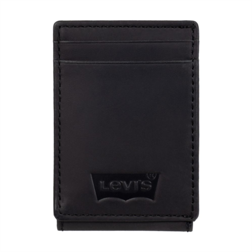 Mens Levis RFID Front Pocket Wallet with Magnetic Money Clip