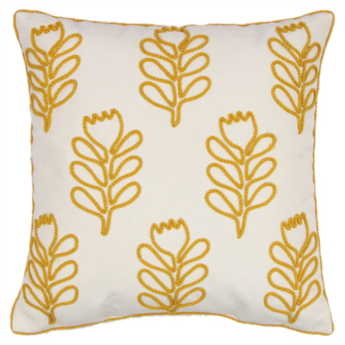 Sonoma Goods For Life Yellow Floral Outdoor Throw Pillow