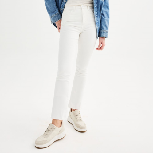 Womens Sonoma Goods For Life Kick Flared Cropped Jeans